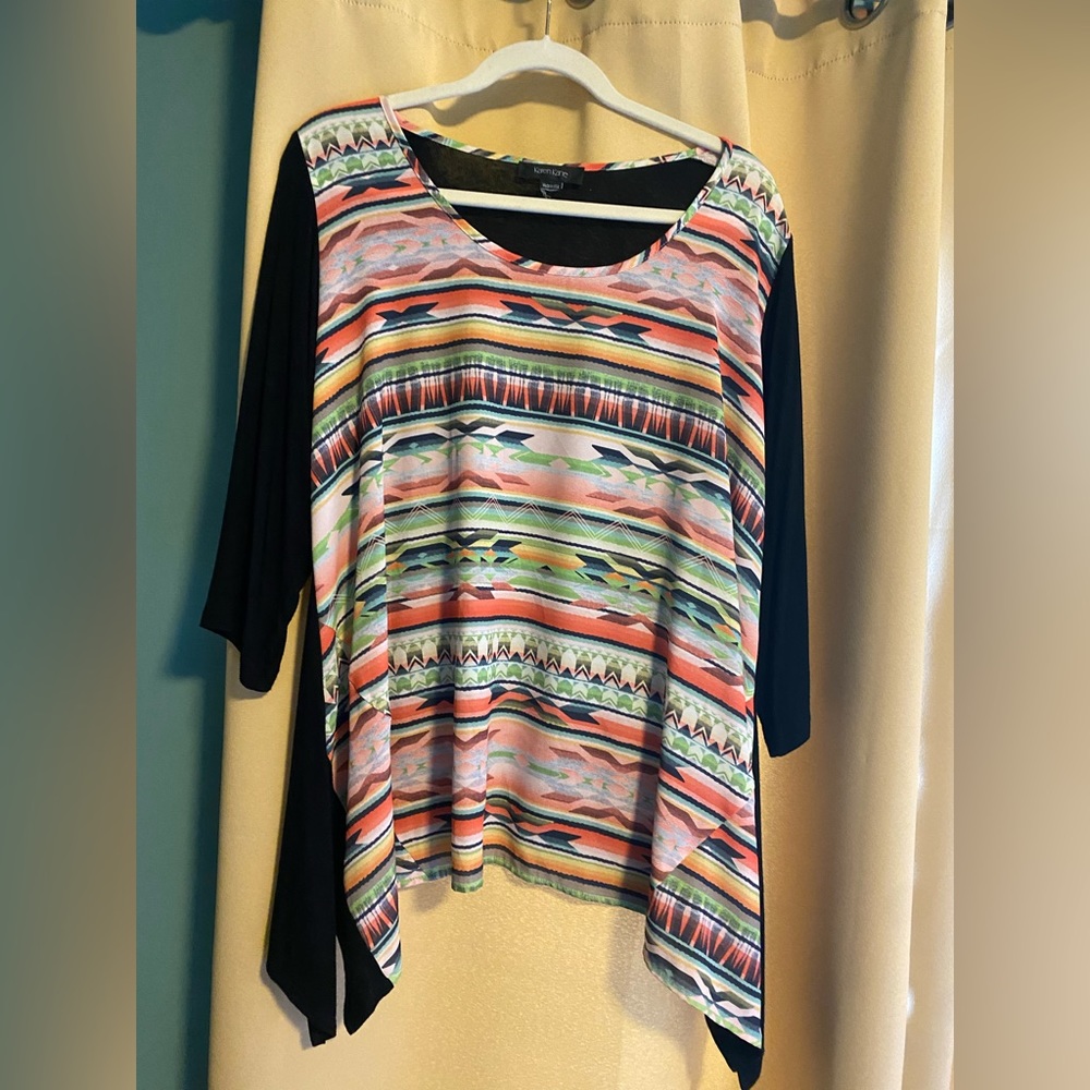 Karen Kane southwestern top 1x